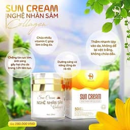 Kem chống nắng Sun Cream Nghệ, bảo vệ làn da, cân bằng độ pH, Ngăn chặn sự lão hoá  - Hoàng Ngọc Diệp 5