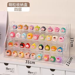 Hộp Mica Acrylic Trưng Bày 3-7 Tầng Dài 31x18.5cm Bảo Quản Mỹ Phẩm & Mô Hình Nhân Vật Trong Suốt Tiện Lợi VOICON-[NHI66] 6