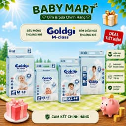 [TRỢ GIÁ] Bỉm Dán/Quần Goldgi M-Class 2026 Điều Hoà Siêu Thoáng Cho Bé. 1