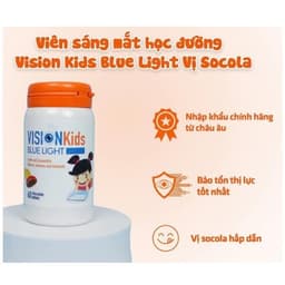 Viên uống Vision Kids Blue Lᶖght (90 viên) hỗ trợ sáng mắt, giảm hiện tượng nheo mắt, nháy mắt và mỏi mắt.[TAOTAOSHOP] 4