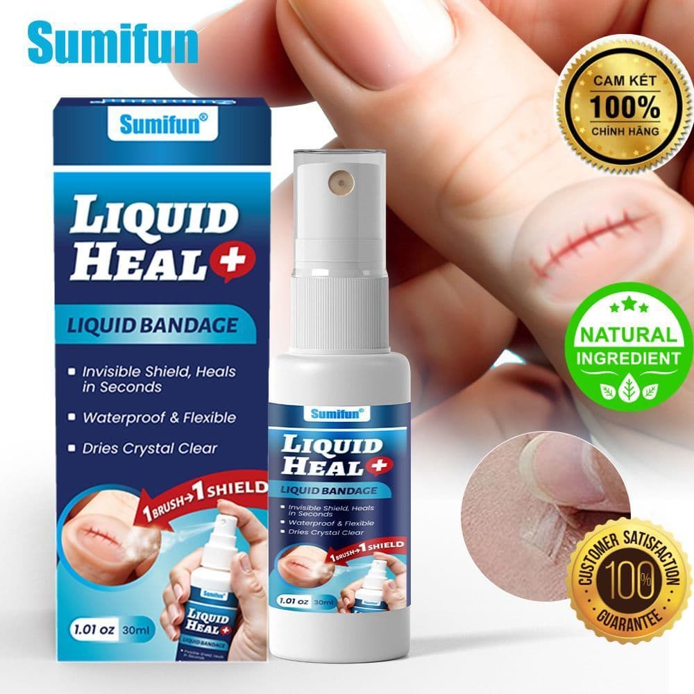 Xịt Tạo Màng Sinh Học Thảo Mộc 30ml - Chăm Sóc Vết Trầy Xước Da, Chống Nước, Chống Nhiễm Khuẩn_GIÁ CỰC RẺ [Z