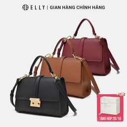 [Tặng hộp 20.10] Túi xách nữ thời trang ELLY EL248 xách tay đeo vai đeo chéo da tổng hợp cao cấp chính hãng 1