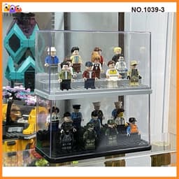 Hộp đựng Đồ Chơi Lắp Rap bảo quản chống bụi trong suốt - Hộp trưng bày Đồ chơi lắp ráp Mica 3 Tầng 2