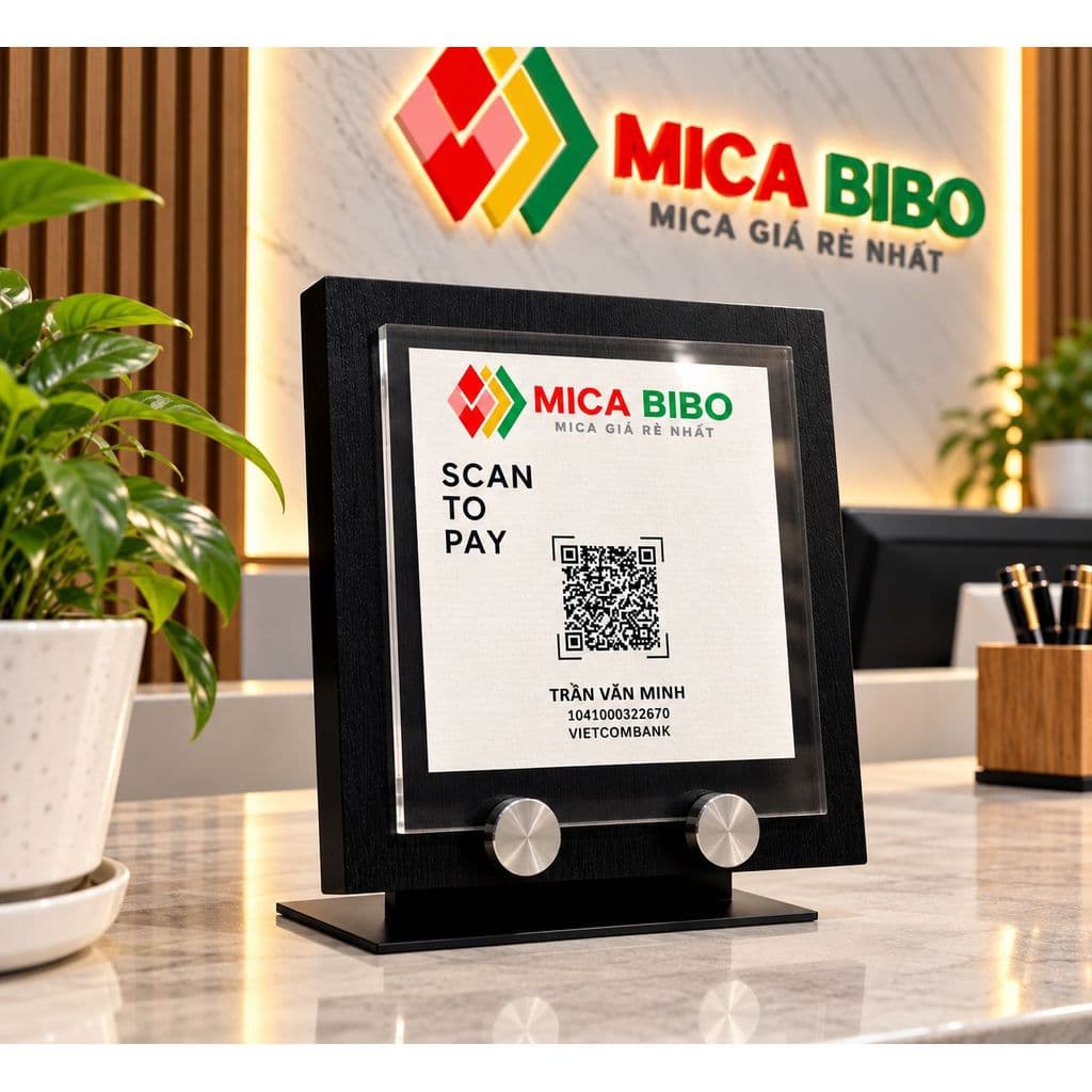 "Bảng Gỗ QR Cho Cà Phê & Nhà Hàng - Nâng Cao Trải Nghiệm Khách Hàng!"