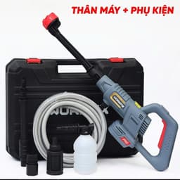 Máy Rửa Xe Pin Workfix WF-PW3820BL, Nút Cảm Ứng Chỉnh Tốc, Công Tắc Bóp, Động Cơ Không Chổi Than, Lỗi Đồng 7