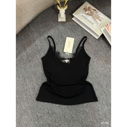 (Dmina) ÁO HAI DÂY PHỐI REN | ÁO HAI DÂY NỮ THUN COTTON MỀM MẠI, ÁO BASIC THANH LỊCH 5