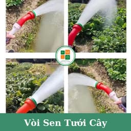 Vòi sen tưới cây 1000 lỗ chuyên dùng tưới cho rau, lan và hoa cây cảnh không bị dập nát, rửa trôi đất 3