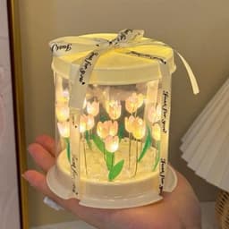 Đèn Ngủ Tulip Handmade Tự Làm DIY | Quà Tặng Người Yêu Sinh Nhật Bạn Gái Ý Nghĩa VOICON-[SS67] 5