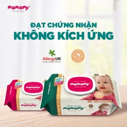 Khăn Ướt Ngừa Hăm Mamamy Cho Bé Không Mùi Và Có Mùi Tinh Dầu Cúc Vạn Thọ- Gói 100 tờ 6