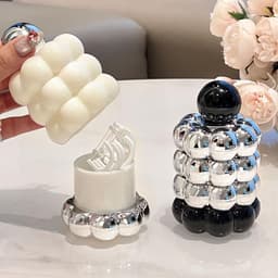 Hộp Đựng Tăm Có Nắp Nhiều Tầng, Hộp Đựng Tăm Bông Đa Năng Trang Trí 7