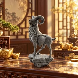 Tượng Dê Đinh Mùi 2027 tài lộc đá sa thạch - TƯỢNG DÊ PHONG THỦY TRANG TRÍ NHÀ CỬA, BÀN LÀM VIỆC 7