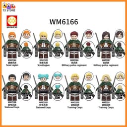 Attack On Titan Đồ Chơi Lắp Ráp Các Nhân Vật Truyện Tranh Đại Chiến Titan (WM6166) 1