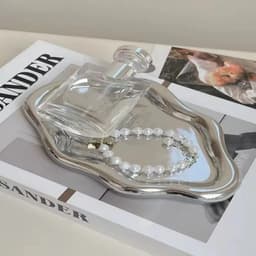 Khay đựng đồ trang sức METALWRK, Đĩa lưu trữ hình đám mây Mini, Đồng hồ đựng đồ trang sức bằng nhựa sáng tạo / Lưu trữ chìa khóa 8