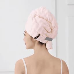 Khăn Quấn Tóc Siêu Thấm Hút Nhanh Khô, Khăn Lau Tóc Thẩm Mỹ Siêu Thấm Bubble 5