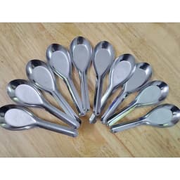 COMBO 10 THÌA PHỞ HOA SEN ĐẸP RẺ ( loại dày) 2