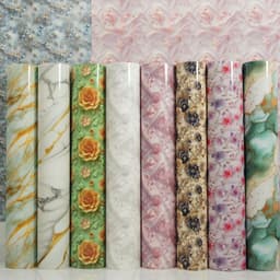 [Combo 10 cuộn] Xốp pvc vân gỗ lam sóng , vân đá cẩm thạch mỗi cuộn dài 3m rộng 60cm 3