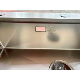 Chậu rửa bát 1 hố Keeper CR08-8245NE |  Inox 304 | Bản hố phụ to| Tặng kèm đầu vòi hút nước rửa chén 8