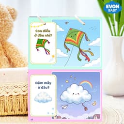 Thẻ Flash EVON BABY dạy bé tập nói - ĐỒ VẬT VỊ TRÍ Ở ĐÂU NHỈ ? 5
