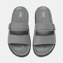 [4-25/9 TẶNG QUÀ TRUNG THU 599K] Dép Nam Quai Ngang LECOS LG53 Da Microfiber Đế Cao Su Chống Trượt Dạo Phố 5