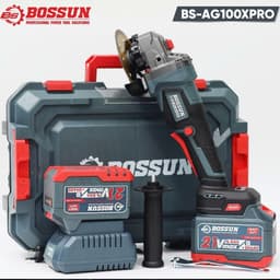 1 Máy Mài, Máy Cắt Pin BS BOSSUN BS-AG100XPRO, 3 Tốc Độ Tùy Chỉnh - Có Chống Sốc Đá, Khởi Động Mềm 2