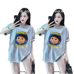 ( Áo Thun MỎNG ) Áo thun Nữ chữ ANNNES -thời trang học sinh chất cotton su tay lỡ Mặc mát mẻ -Thoitrang98 7