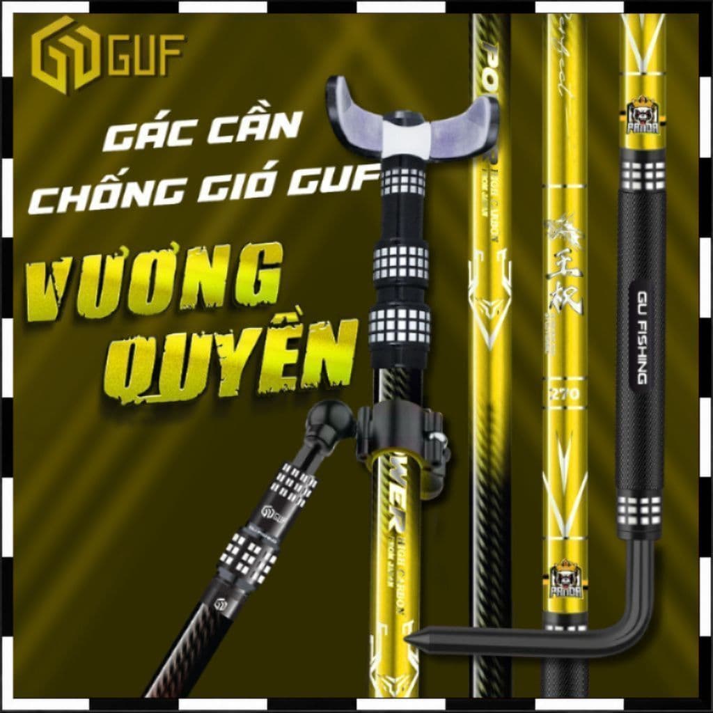 Sản Phẩm Gác Cần Chống Gió GUF Vương Quyền Fishing