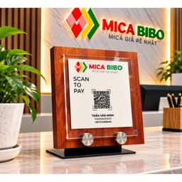 "Bảng Gỗ QR Cho Cà Phê & Nhà Hàng - Nâng Cao Trải Nghiệm Khách Hàng!" 3