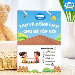 Thẻ Flash EVON BABY dạy bé tập nói - Bé Học Nói Qua Thơ Và Đồng Giao 1