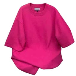 Áo thun , áo 3158 cotton khô, áo thun nữ form rộng nam nữ tay lỡ mẫu trơn unisex -chữ POPOP 5