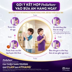 1 lon PediaSure 1-10 tuổi dạng bột hương Vani 800g 6