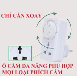 [📢Free shipping🕹️]Ổ cắm hẹn giờ đếm ngược MT01D công suất lớn 16A 3500W hẹn giờ bình nóng lạnh sạc 6