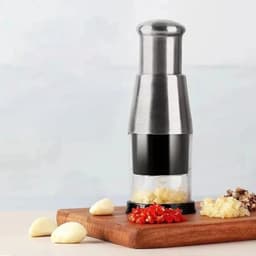 Dụng Cụ Băm Tỏi Ớt Gừng Bằng Inox 304 Tiện Dụng Cho Nhà Bếp VOICON-[PM66] Kích Thước 16x6x6 cm Trọng Lượng 140g 5