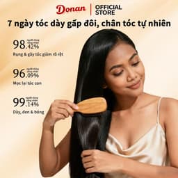 (Chính Hãng)Xà phòng gội đầu Donan - Làm sạch da đầu, ngăn rụng tóc, kích thích mọc tóc dày khỏe, phục hồi tóc hư tổn 7