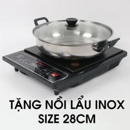 Bếp điện từ Srapp SH-BT205, mặt kính cao cấp , tỏa nhiệt nấu nhanh , tiết kiệm điện - TUIDO SHOP 3