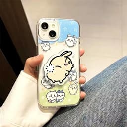 Giá đỡ điện thoại Chiikawa có túi khí, Chiikawa Usagi, sóc bay nhỏ, hoạt hình, giá đỡ để bàn xoay được 3