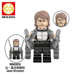 Minifigure Attack On Titan Đồ Chơi Lắp Ráp Mô hình Các Nhân Vật Truyện Tranh Attack on TiTan (WM6203) 3