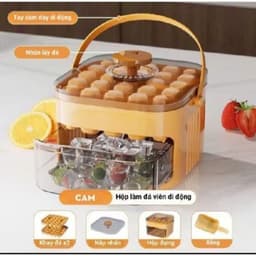 khay đựnġ làm đá có 2 tầng  nhà ai cũng cần làm để tủ lạnh VOICON-[PM66] 1