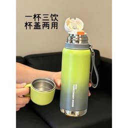 Bình Giữ Nhiệt Inox 316 Cao Cấp 800ml Kèm Nắp Uống Nước & Quai Tay Cầm Tiện Lợi BINHGIUNHIE VINBEO VOICON-[CU22] 9