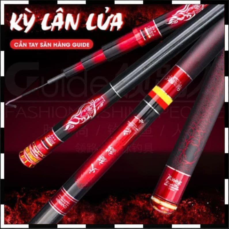 Cần Câu Tay Guide Kỳ Lân Lửa Săn Hàng