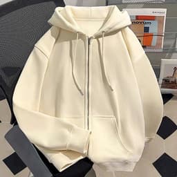 Áo khoác hoodie chất liệu nỉ cotton mềm mại, thoáng , thiết kế unisex hiện đại, form rộng trẻ trung, M097HS 6