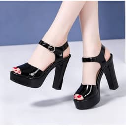 GIÀY SADANL CAO GÓT CÁ SẤU XINH THANH LỊCH PHÙ HỢP NHẤT 10CM. 3