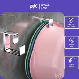 Móc Treo Chậu, Thau Inox 304 Kèm Keo Dán Chắc Chắn Tiện Lợi Gia Dụng ĐK VOICON-[DA66] 9