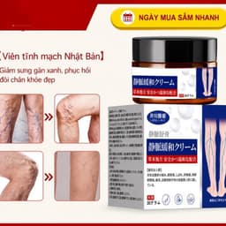 (Chính Hãng) (Hỏa Tốc) Kem hỗ trợ suy giãn tĩnh mạch Nhật Bản – Giảm gân xanh, cải thiện lưu thông mạch máu 6