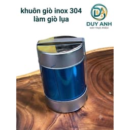 Khuôn làm giò chả lụa INOX 0.5kg và 1kg, nắp dập chất lượng cao. 8