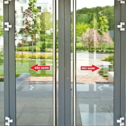 Decal Dán Mũi Tên Kéo Sang Đành Cho Cửa Kính Sticker Dán Cửa Kéo 7