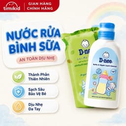 [CHÍNH HÃNG] NƯỚC RỬA BÌNH SỮA DNEE  - KHỬ KHUẨN 99.9%, KHÔNG CHẤT ĐỘC HẠI - TEM PHỤ ĐẦY ĐỦ 1