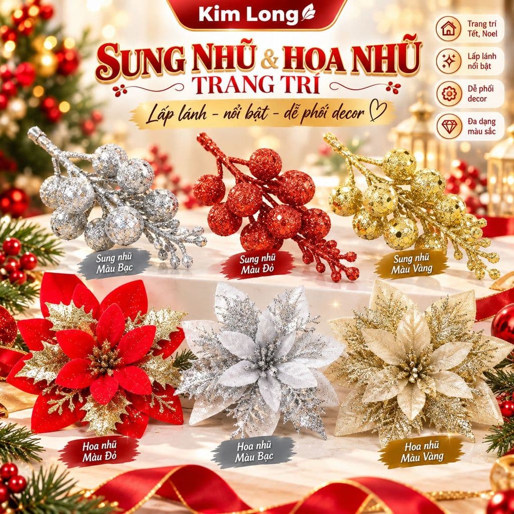 sỉ 100 Hoa Trạng Nguyên cho Oản Tài Lộc, Giỏ Quà Tết, Mâm Lễ và trang trí không gian Tết.