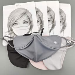 Khẩu trang vải Lụa  mát chống nắng hiệu quả (loại có gọng) (Chất Lụa mát mẫu trơn) 6