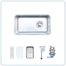CHẬU RỬA BÁT 1 HỐ NOBINOX NOVA A282M | KÍCH THƯỚC 82CM X 46CM | HÀNG. CHÍNH. HÃNG 6