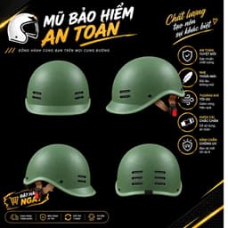 [ĐẠT CHUẨN AN TOÀN] Mũ Bảo Hiểm Cá Heo Nam Nữ Nửa Đầu Thời Trang Hot Trend 1